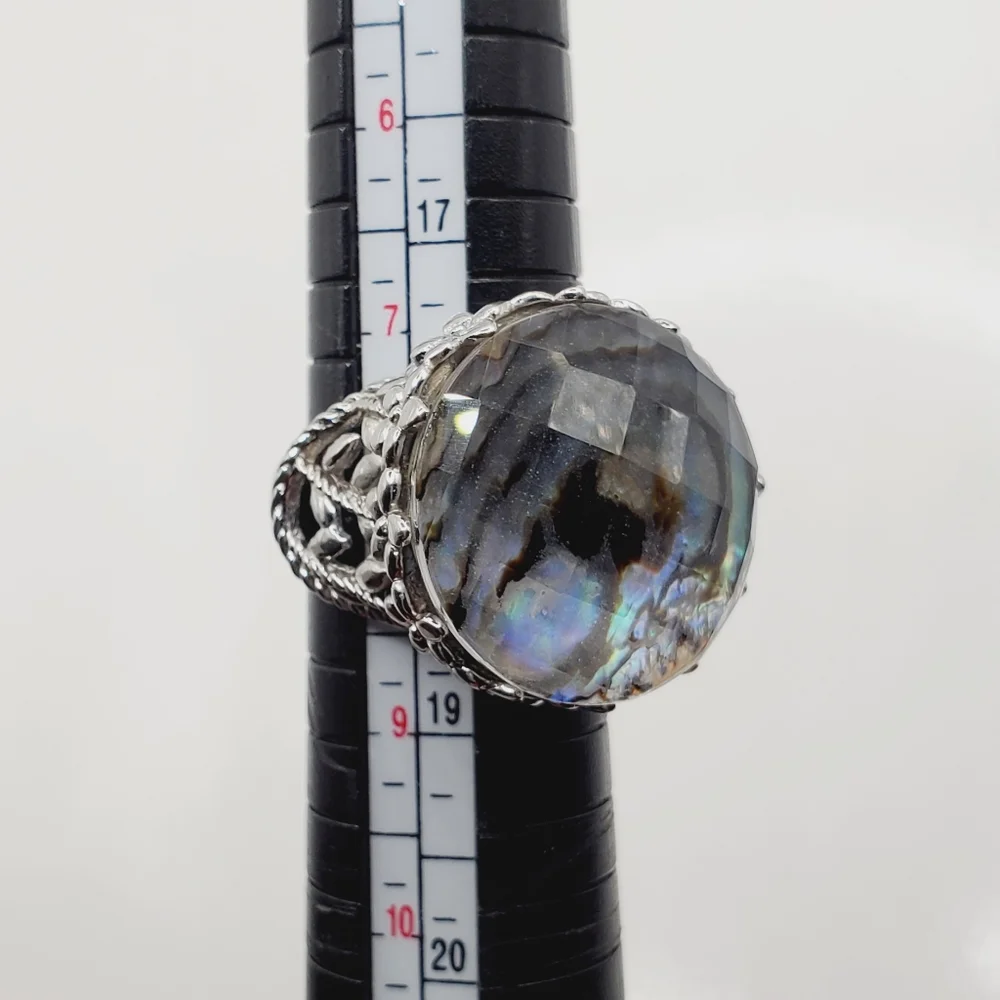 Abalone Shell 925 Ring